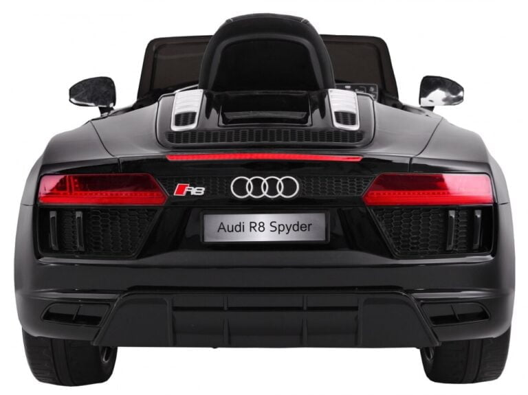 Audi R8 Spyder S Crni Auto Na Akumulator 3.jpg