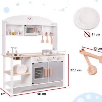 Kx6287 Kuchnia Drewniana Mdf Modern Max + Akcesoria 3