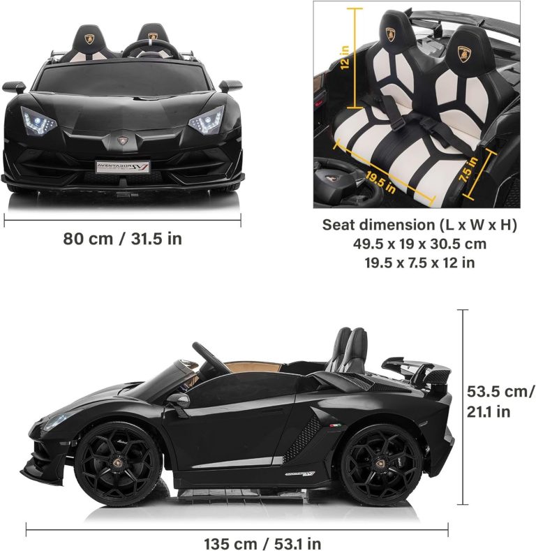 Lamborghini Aventador Drifter 24v Midnight Black Licencirani Auto Na Akumulator 11
