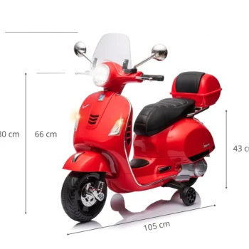 Vespa Midi Crvena Motor Na Akumulator 8