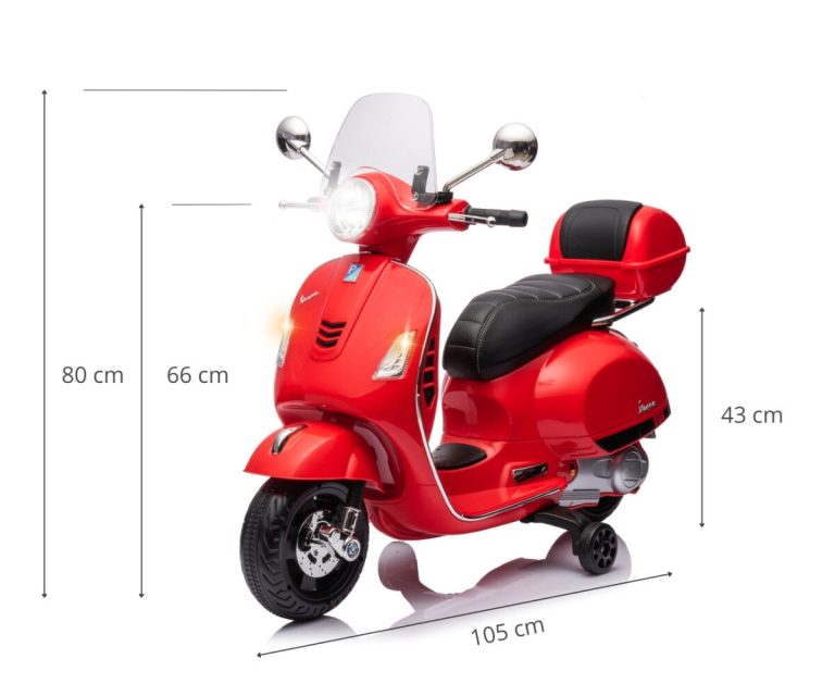 Vespa Midi Crvena Motor Na Akumulator 8
