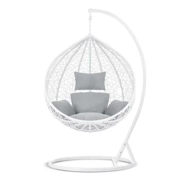 Viseca Fotelja Cocoon Udobno Bijela 4 1.webp