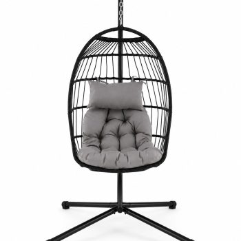Viseća Fotelja Cocoon Udobno Crna 1