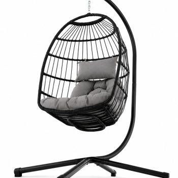 Viseća Fotelja Cocoon Udobno Crna 4