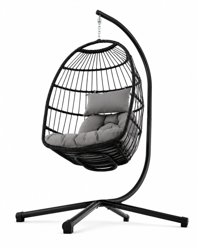 Viseća Fotelja Cocoon Udobno Crna 4