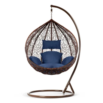 Viseca Fotelja Cocoon Udobno Smeda 3 1.webp
