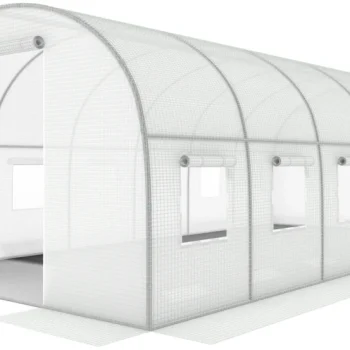 Vrtni Plastenik 3x6m (18m2) Bijeli 1