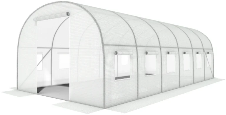 Vrtni Plastenik 3x6m (18m2) Bijeli 1