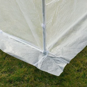 Vrtni Plastenik 3x6m (18m2) Bijeli 9