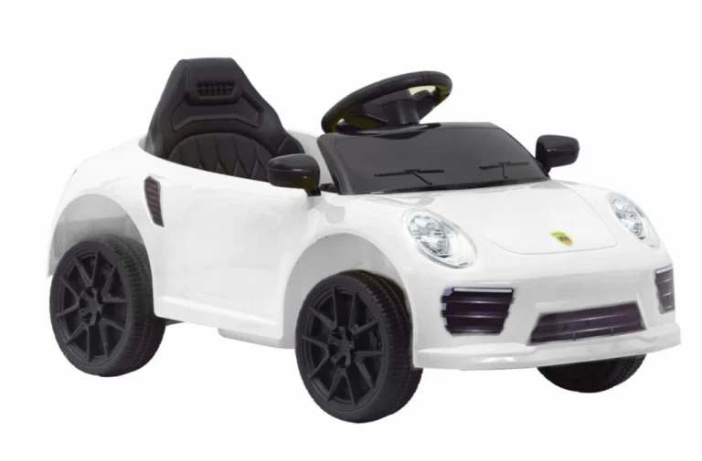 Sporty Bijeli Auto Na Akumulator 1 2