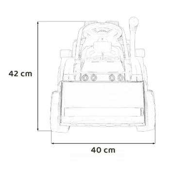 Traktor Na Akumulator Deutz Crveni 10