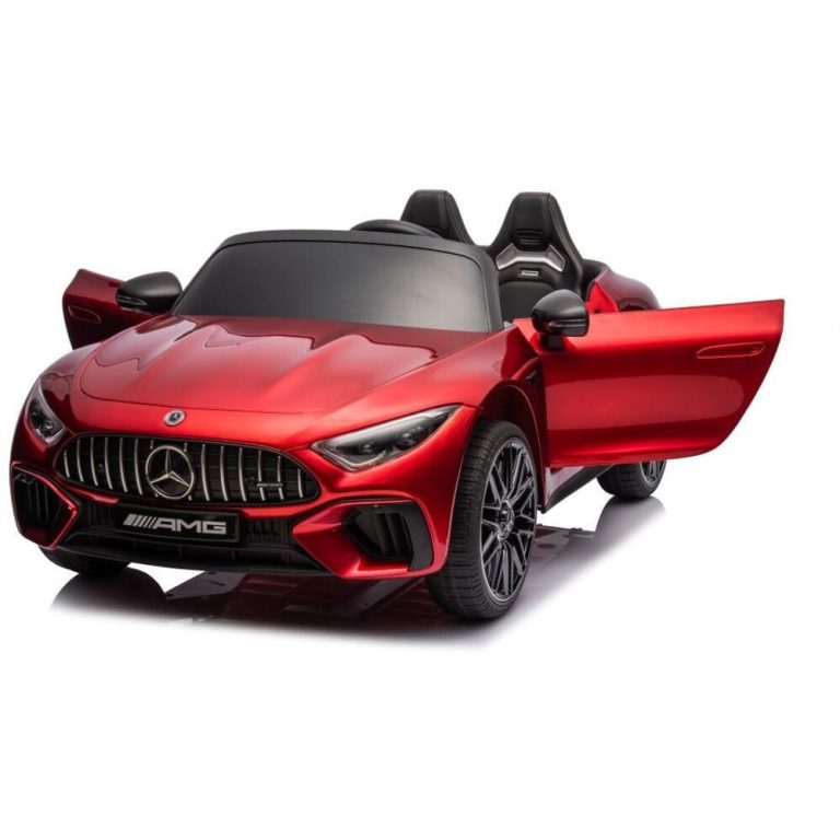 Mercedes Amg Sl63 Crveni Lakirani Licencirani Auto Na Akumulator 3