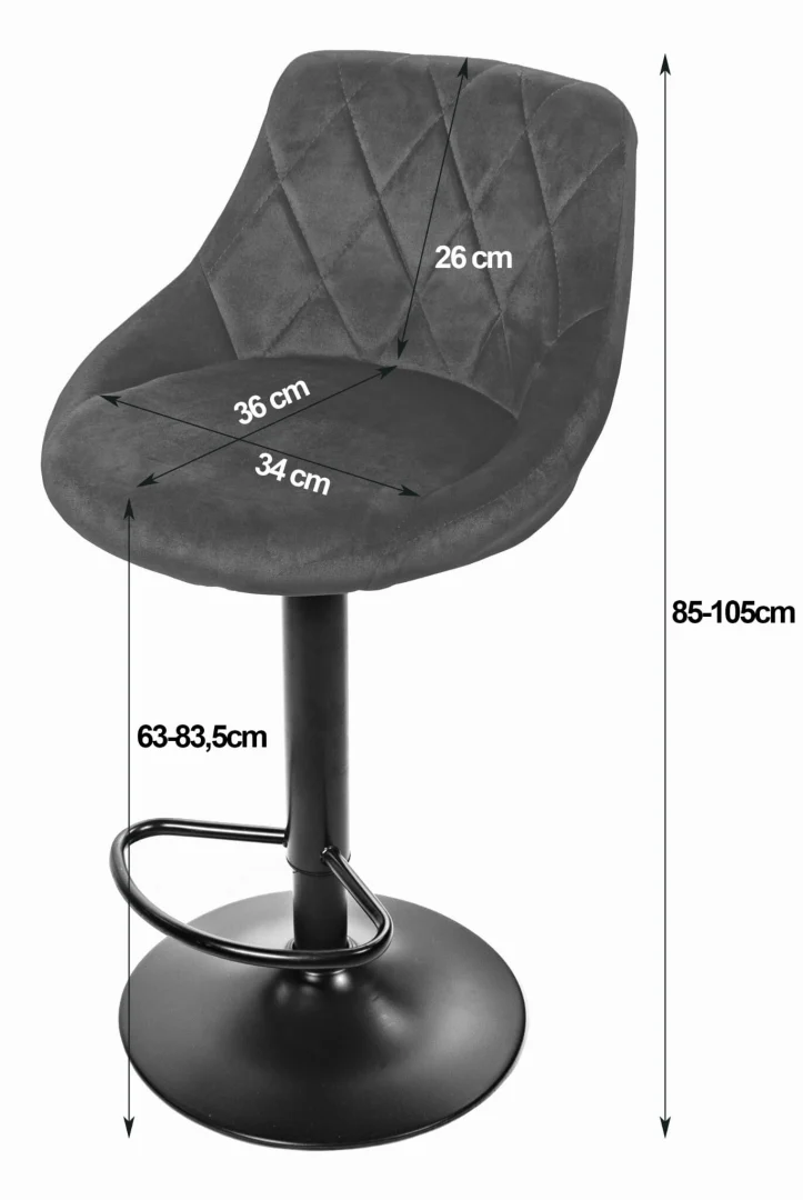 Barska Stolica Kast Mat Graphite 1