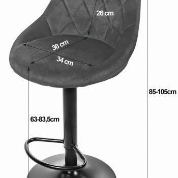 Barska Stolica Kast Mat Graphite 1