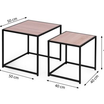 Stolić Za Kavu Square Wood 4