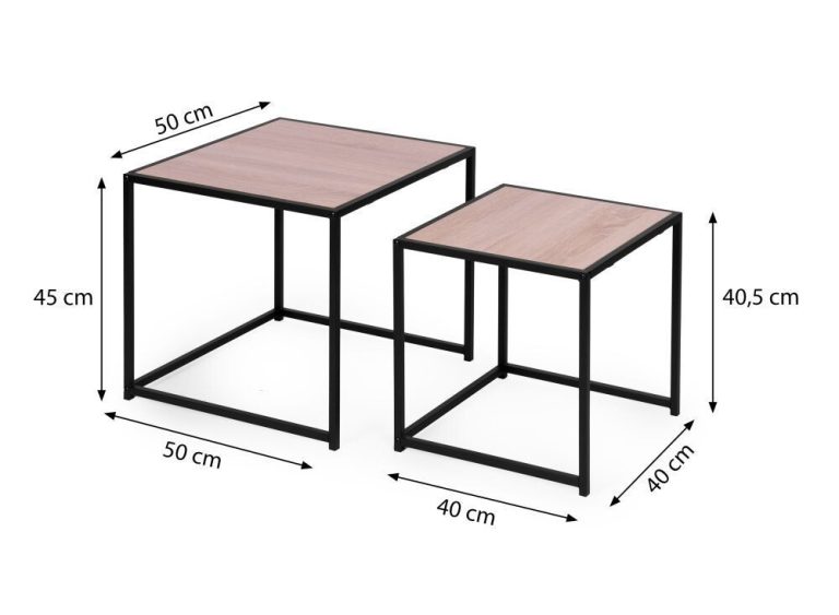 Stolić Za Kavu Square Wood 4