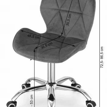 Uredska Stolica Avola Graphite 2