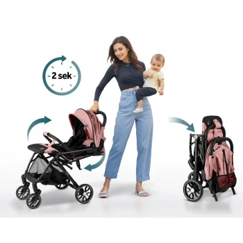 Dječja Kolica Nukido Paseo Rose 2
