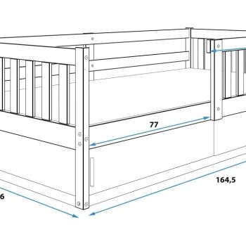 Dječji Krevet Smart 160x80cm White 1
