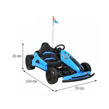 Go Kart 24v Drifter Blue 1