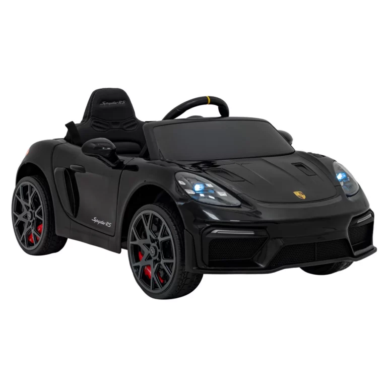 Porsche 718 Spyder Rs Crni Auto Na Akumulator 4.webp