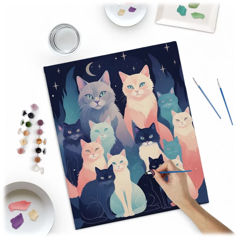 Slika Za Slikanje 40x50cm Cats 1.webp