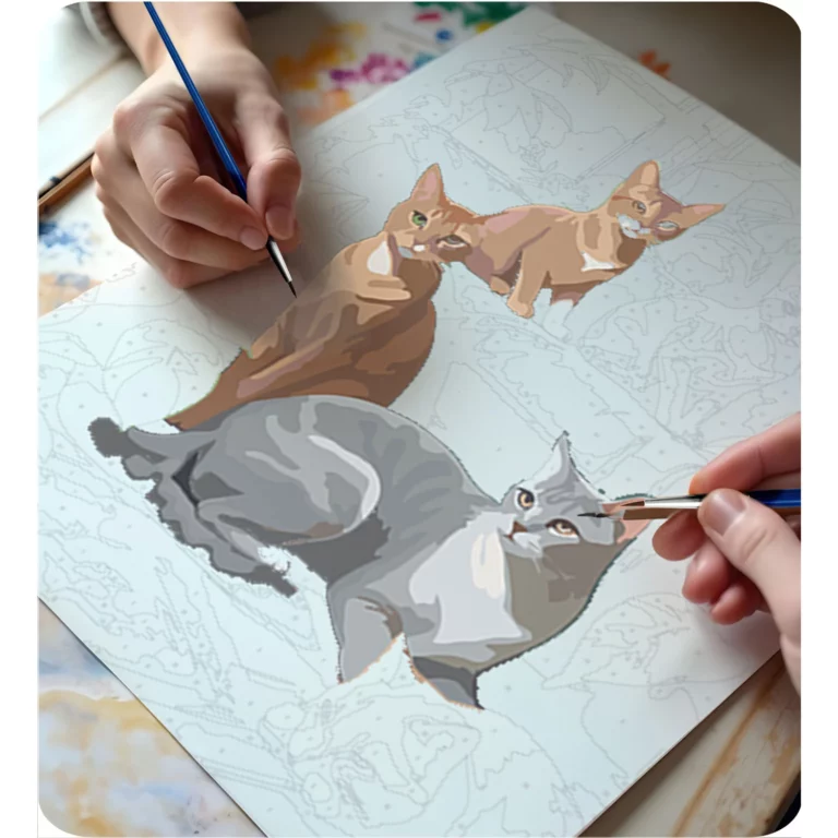 Slika Za Slikanje 40x50cm Cats 5.webp
