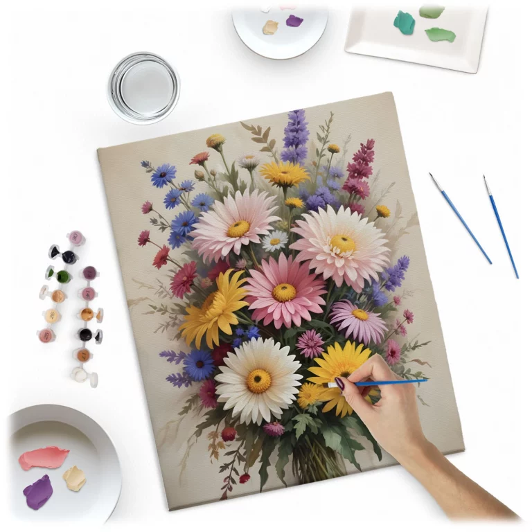 Slika Za Slikanje 40x50cm Flowers 1.webp