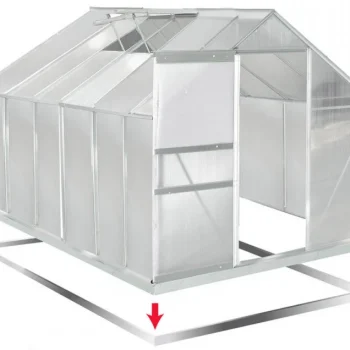 Staklenik 380x190x195cm Gardenhouse 2