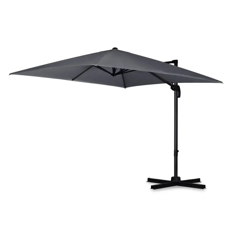 Vrtni Suncobran 420cm Plonos Grey 1