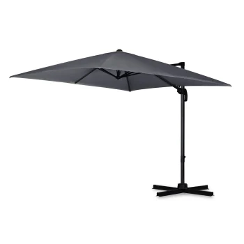 Vrtni Suncobran 420cm Plonos Grey 1