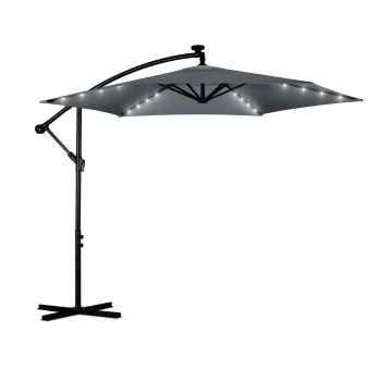 Vrtni Suncobran S Rasvjetom 350cm Plonos 1
