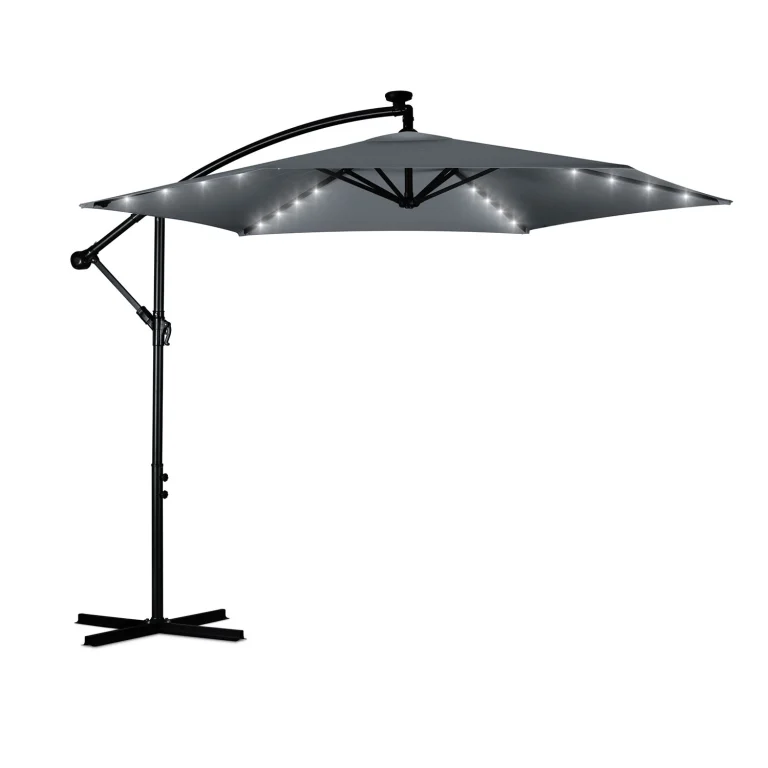 Vrtni Suncobran S Rasvjetom 350cm Plonos 1