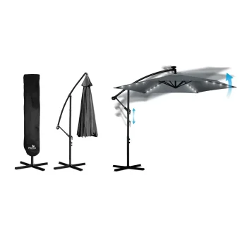 Vrtni Suncobran S Rasvjetom 350cm Plonos 7