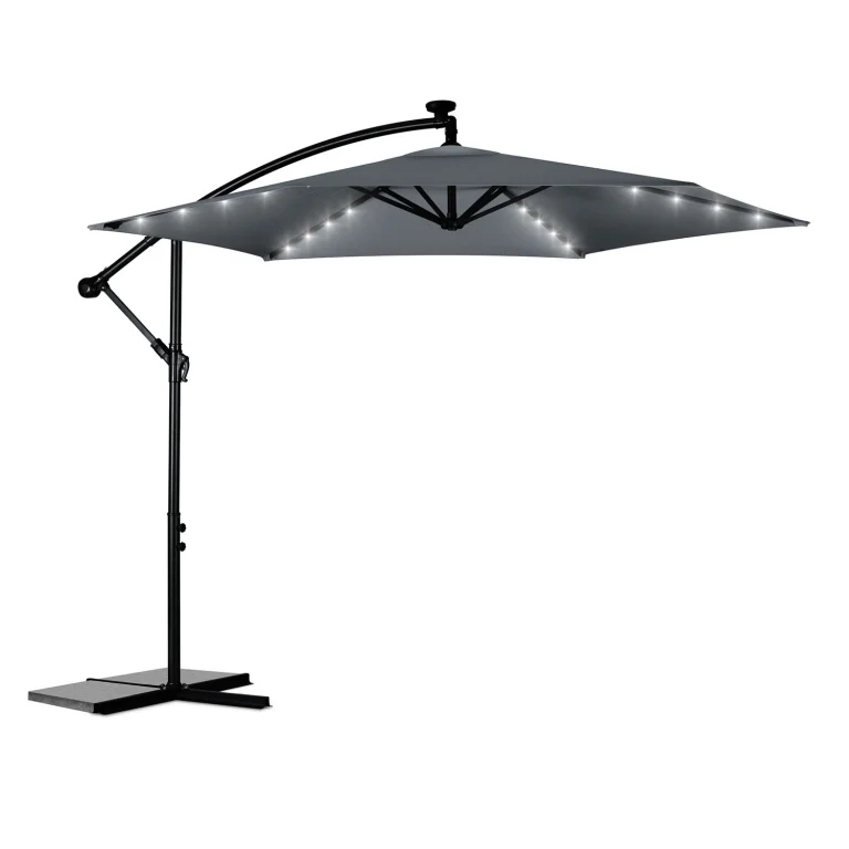 Vrtni Suncobran S Rasvjetom 350cm Plonos 8
