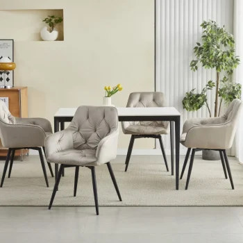Stolica Jork 360 Dark Beige 7