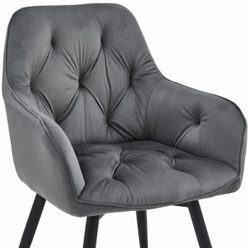 Stolica Jork 360 Dark Grey 6
