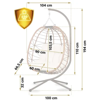 Viseća Fotelja Cocoon Premium Tihuana 4