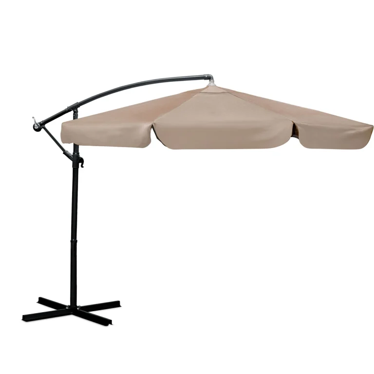Vrtni Suncobran 8 Segmenata 350 Cm S Navlakom Plonos Pl 881 Beige 1