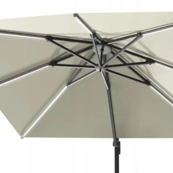 Vrtni Suncobran S Rasvjetom Roma 3x4 Beige 1