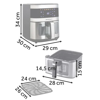 Air Fryer Berdsen Bd 656 Srebrna 4