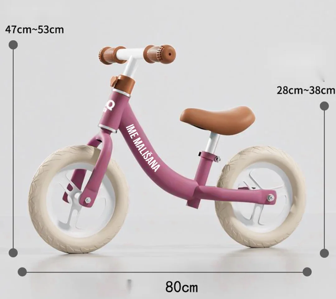 Personalizirana Bicikl Guralica Balancino Rose 1