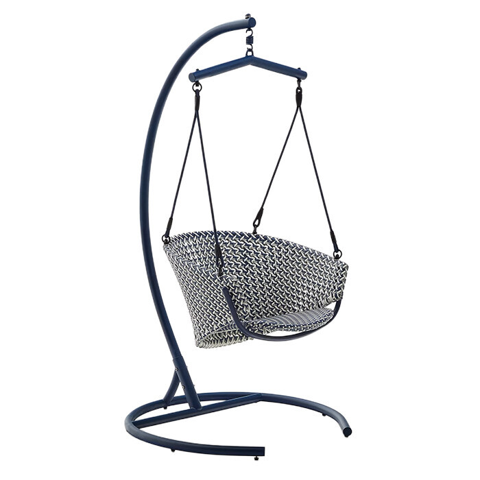 Viseća Fotelja Saliga Premium Velvet Blue