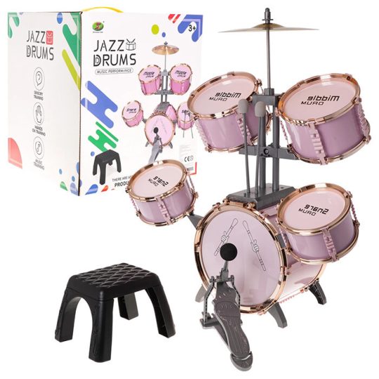 Dječji Bubnjevi Jazz Drums Pink