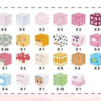 Set Magnetnih Kocki 113kom Princess World 6