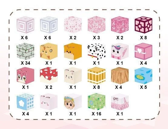 Set Magnetnih Kocki 113kom Princess World 6