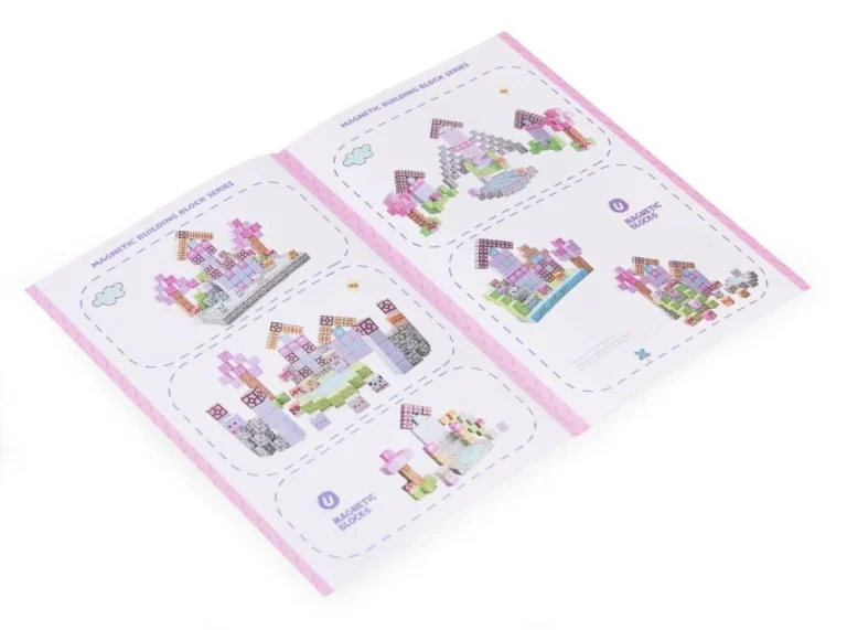 Set Magnetnih Kocki 140kom Barbie Rose 4