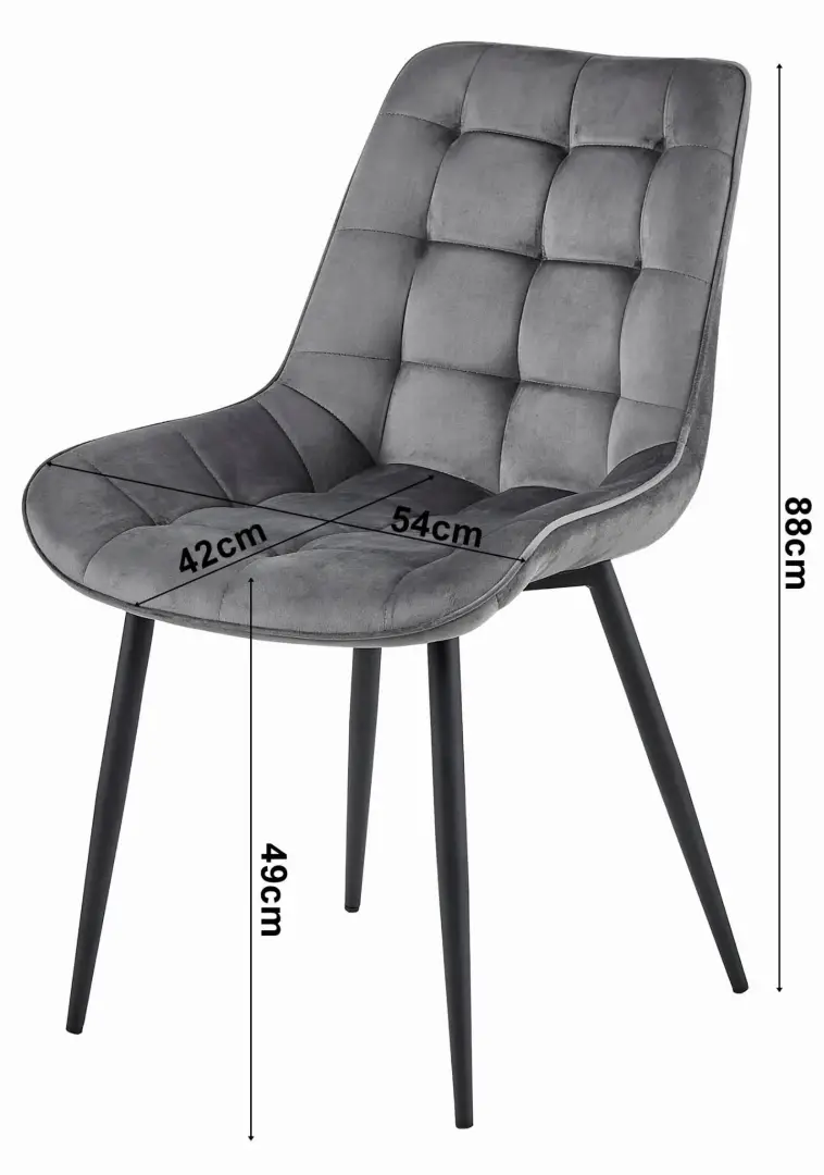 Stolica Misty Siva 1