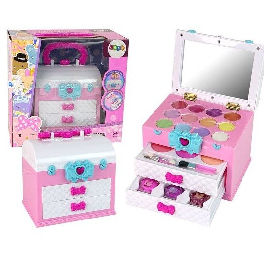 Otroška tristopenjska torbica za ličila - Beauty Girl