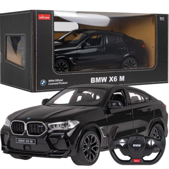 BMW X6 M - avtomobil na daljinsko upravljanje na baterije 1:14 črne barve